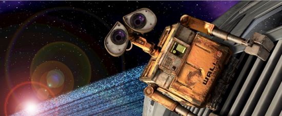 Romantický robot VALL-I zachraňuje svět