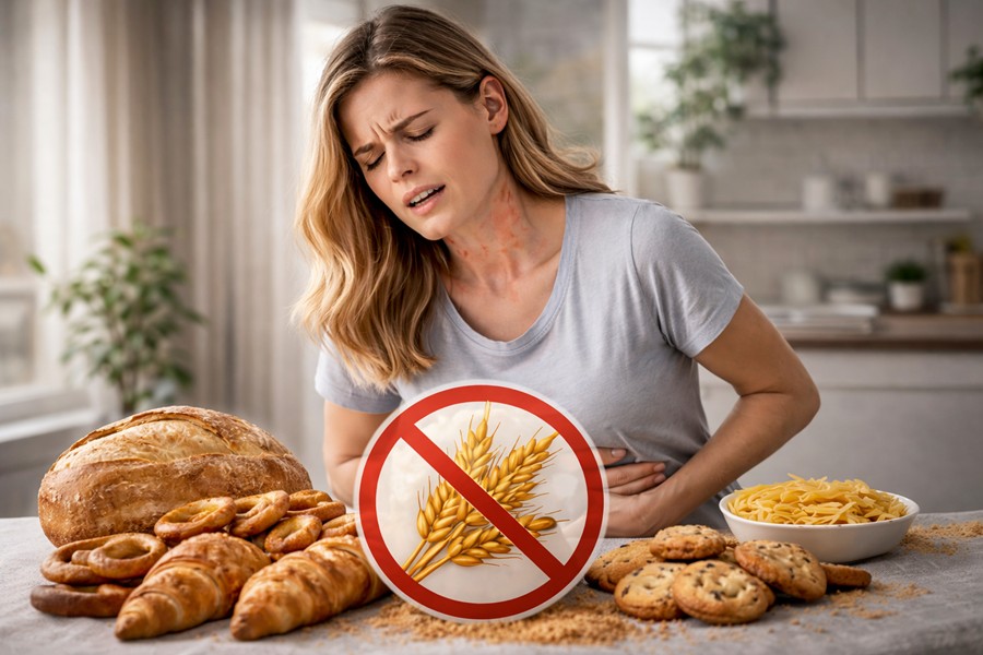 Alergie na lepek se projevuje různ&yacute;mi způsoby