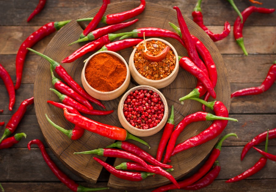 Oblíbené chilli papričky