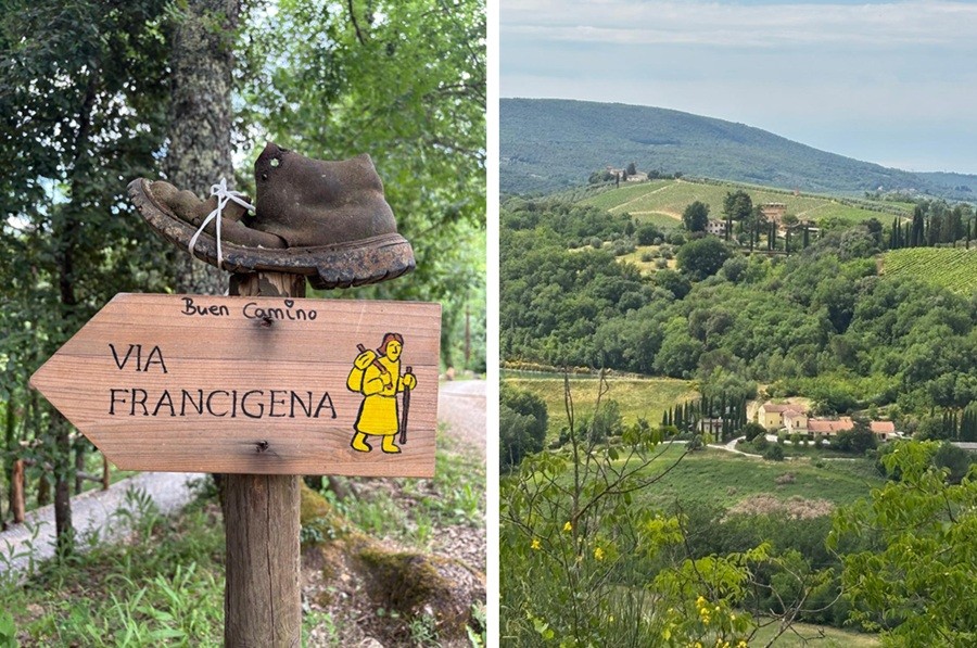 Poutn&iacute; cesta Via Francigena